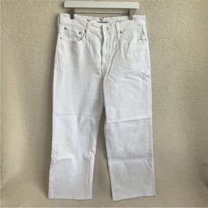J Crew Slim wide-leg jean‎ in white wash Women’s Size 30